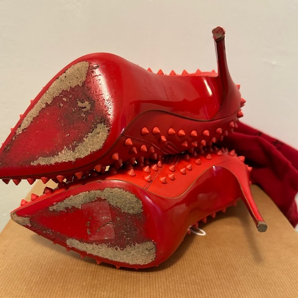 Christian Louboutin Snakilta Black Booties - Picture 4 of 10